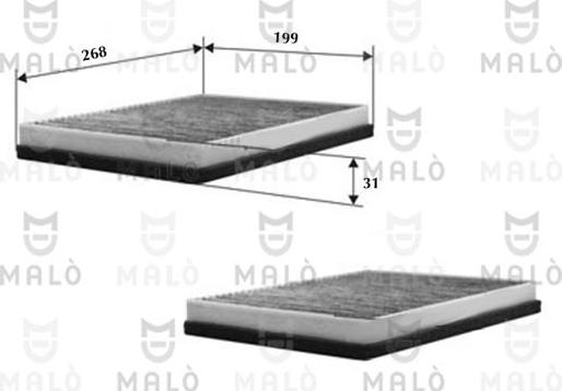 AKRON-MALÒ 1530452 - Filtru, aer habitaclu aaoparts.ro