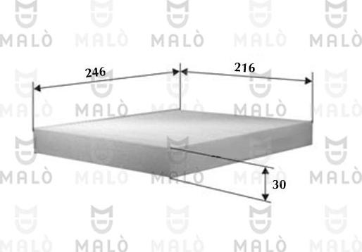 AKRON-MALÒ 1530471 - Filtru, aer habitaclu aaoparts.ro