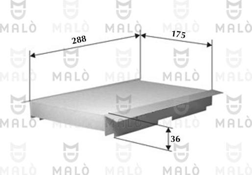 AKRON-MALÒ 1530561 - Filtru, aer habitaclu aaoparts.ro