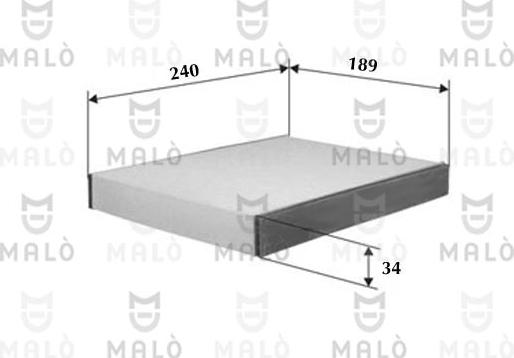 AKRON-MALÒ 1530691 - Filtru, aer habitaclu aaoparts.ro