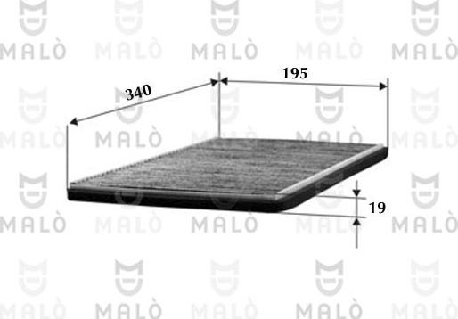 AKRON-MALÒ 1530032 - Filtru, aer habitaclu aaoparts.ro