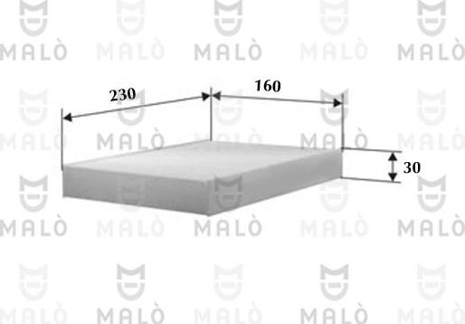 AKRON-MALÒ 1530351 - Filtru, aer habitaclu aaoparts.ro