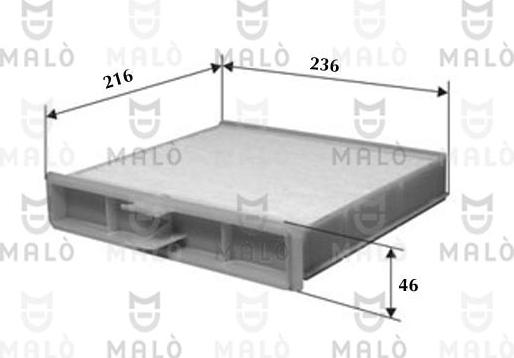 AKRON-MALÒ 1531061 - Filtru, aer habitaclu aaoparts.ro