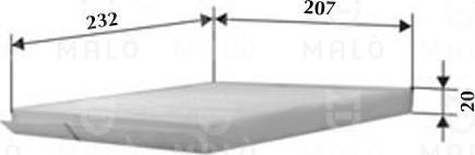 AKRON-MALÒ 1531141 - Filtru, aer habitaclu aaoparts.ro