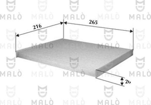 AKRON-MALÒ 1531101 - Filtru, aer habitaclu aaoparts.ro