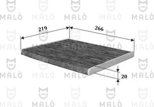 AKRON-MALÒ 1531102 - Filtru, aer habitaclu aaoparts.ro