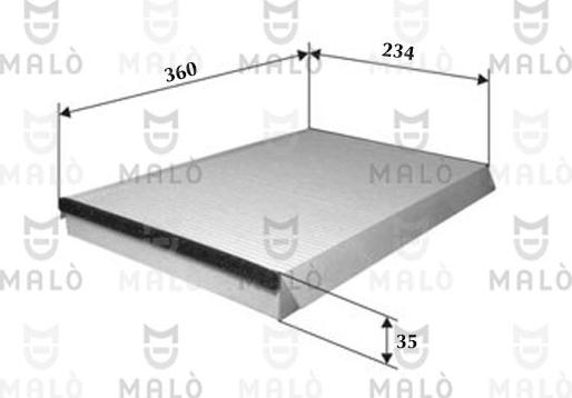 AKRON-MALÒ 1531811 - Filtru, aer habitaclu aaoparts.ro