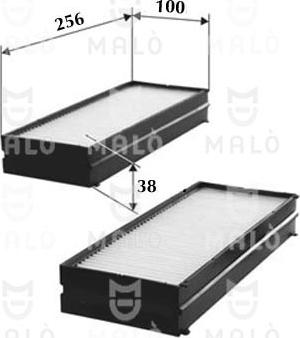 AKRON-MALÒ 1531771 - Filtru, aer habitaclu aaoparts.ro