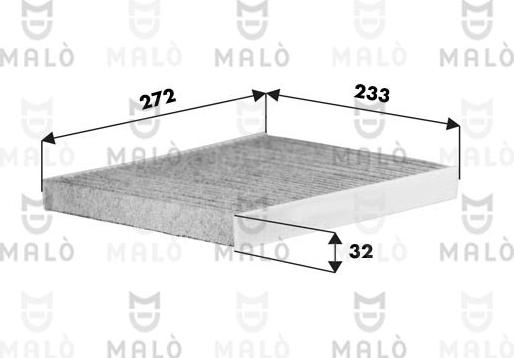 AKRON-MALÒ 1532562 - Filtru, aer habitaclu aaoparts.ro