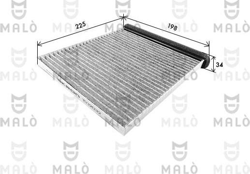 AKRON-MALÒ 1532032 - Filtru, aer habitaclu aaoparts.ro