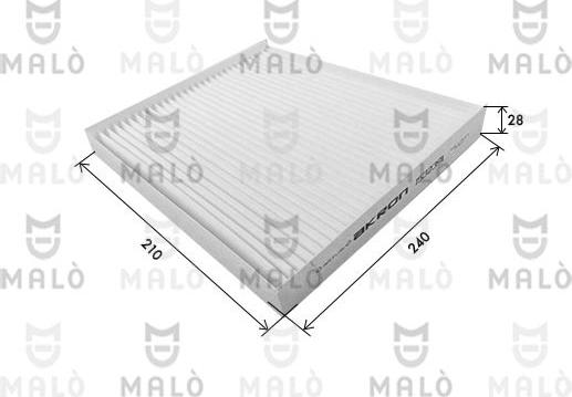 AKRON-MALÒ 1532391 - Filtru, aer habitaclu aaoparts.ro