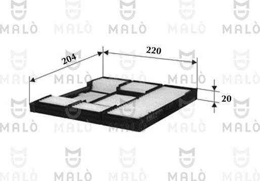 AKRON-MALÒ 1532351 - Filtru, aer habitaclu aaoparts.ro