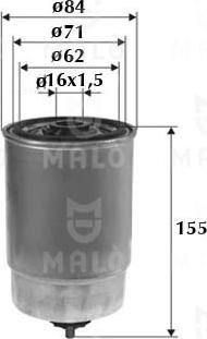 AKRON-MALÒ 1520006 - Filtru combustibil aaoparts.ro