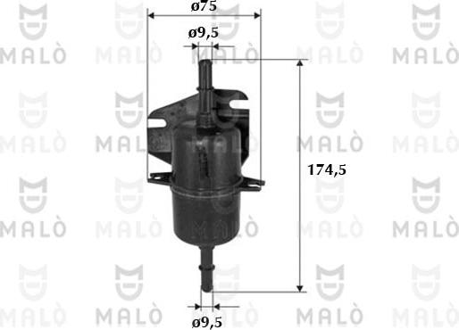 AKRON-MALÒ 1520089 - Filtru combustibil aaoparts.ro