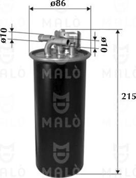 AKRON-MALÒ 1520088 - Filtru combustibil aaoparts.ro