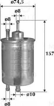 AKRON-MALÒ 1520147 - Filtru combustibil aaoparts.ro