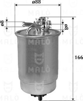 AKRON-MALÒ 1520108 - Filtru combustibil aaoparts.ro