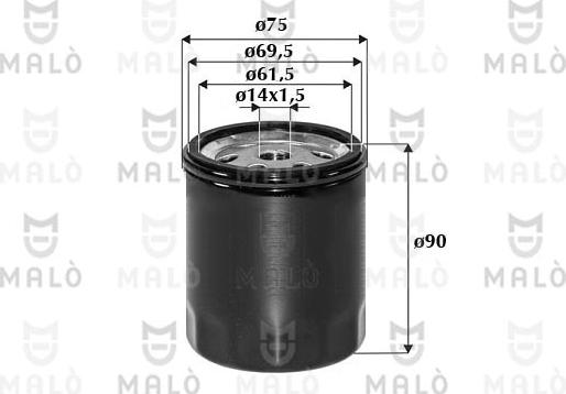 AKRON-MALÒ 1520117 - Filtru combustibil aaoparts.ro