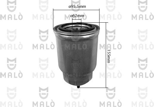 AKRON-MALÒ 1520217 - Filtru combustibil aaoparts.ro