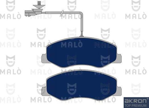 AKRON-MALÒ 1050992 - Set placute frana,frana disc aaoparts.ro