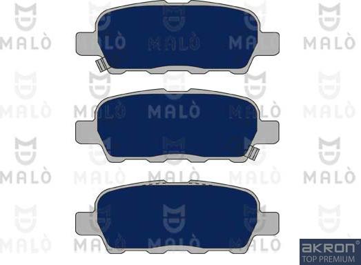 AKRON-MALÒ 1050901 - Set placute frana,frana disc aaoparts.ro