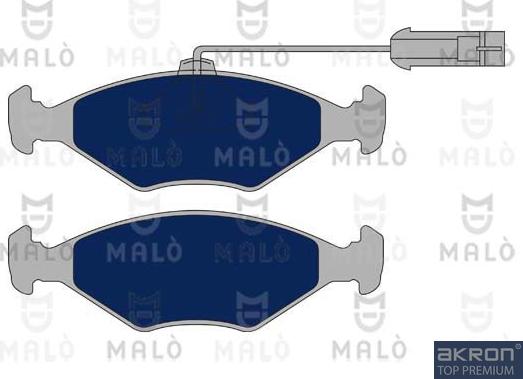 AKRON-MALÒ 1050917 - Set placute frana,frana disc aaoparts.ro