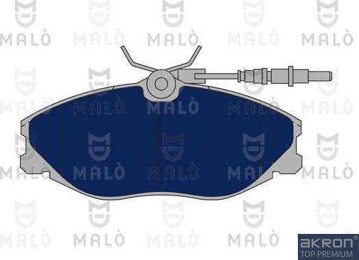 AKRON-MALÒ 1050980 - Set placute frana,frana disc aaoparts.ro