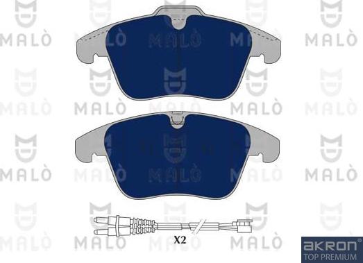 AKRON-MALÒ 1050983 - Set placute frana,frana disc aaoparts.ro