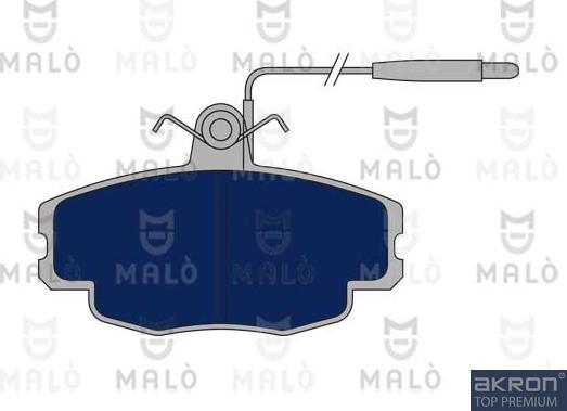 AKRON-MALÒ 1050461 - Set placute frana,frana disc aaoparts.ro