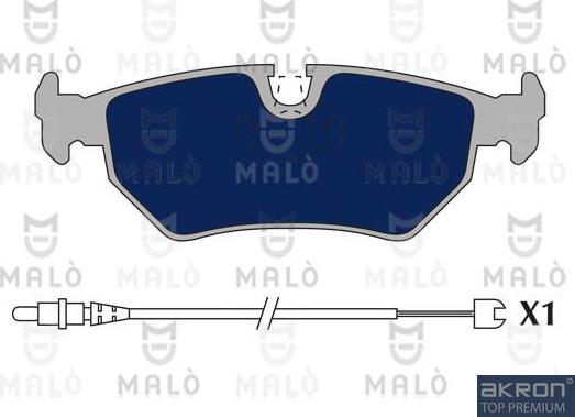 AKRON-MALÒ 1050467 - Set placute frana,frana disc aaoparts.ro