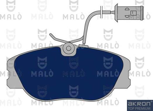 AKRON-MALÒ 1050408 - Set placute frana,frana disc aaoparts.ro