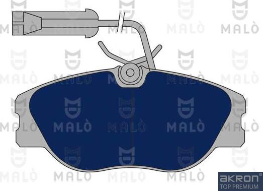 AKRON-MALÒ 1050411 - Set placute frana,frana disc aaoparts.ro