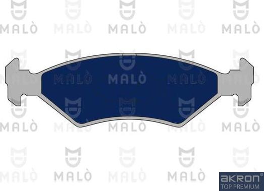 AKRON-MALÒ 1050517 - Set placute frana,frana disc aaoparts.ro