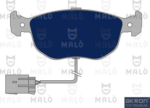 AKRON-MALÒ 1050528 - Set placute frana,frana disc aaoparts.ro