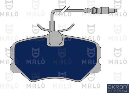 AKRON-MALÒ 1050659 - Set placute frana,frana disc aaoparts.ro