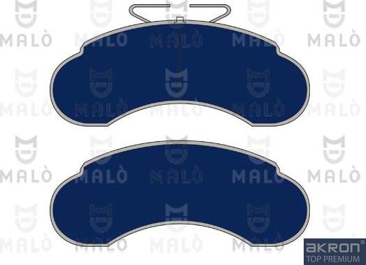 AKRON-MALÒ 1050603 - Set placute frana,frana disc aaoparts.ro