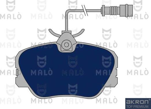 AKRON-MALÒ 1050607 - Set placute frana,frana disc aaoparts.ro