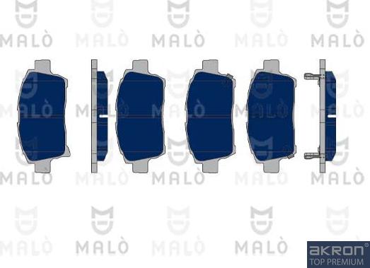 AKRON-MALÒ 1050097 - Set placute frana,frana disc aaoparts.ro