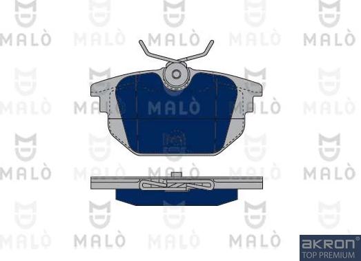 AKRON-MALÒ 1050047 - Set placute frana,frana disc aaoparts.ro