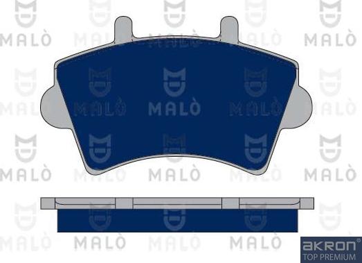 AKRON-MALÒ 1050069 - Set placute frana,frana disc aaoparts.ro