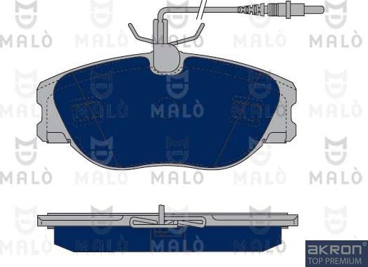 AKRON-MALÒ 1050065 - Set placute frana,frana disc aaoparts.ro