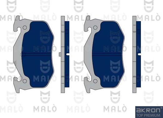 AKRON-MALÒ 1050034 - Set placute frana,frana disc aaoparts.ro