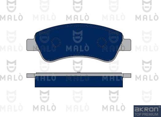 AKRON-MALÒ 1050038 - Set placute frana,frana disc aaoparts.ro