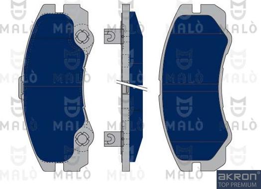 AKRON-MALÒ 1050033 - Set placute frana,frana disc aaoparts.ro