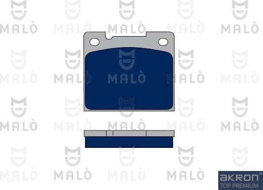 AKRON-MALÒ 1050027 - Set placute frana,frana disc aaoparts.ro