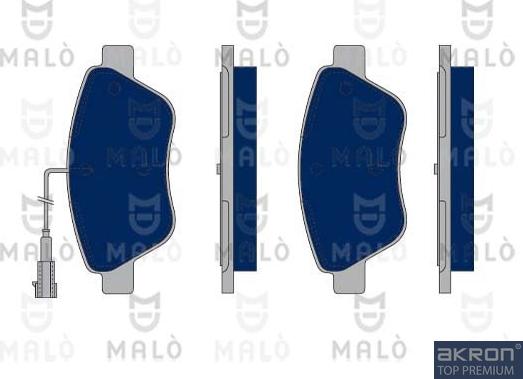 AKRON-MALÒ 1050199 - Set placute frana,frana disc aaoparts.ro