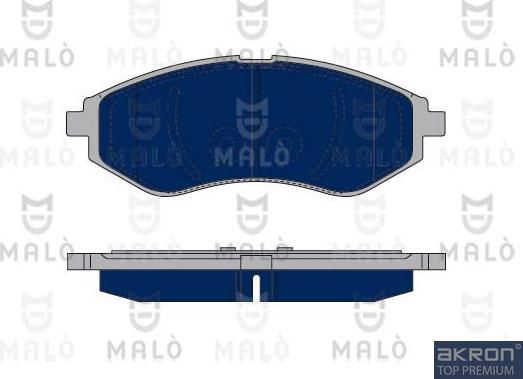 AKRON-MALÒ 1050193 - Set placute frana,frana disc aaoparts.ro