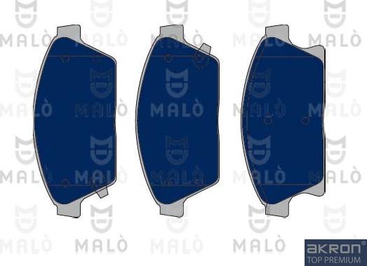 AKRON-MALÒ 1050197 - Set placute frana,frana disc aaoparts.ro