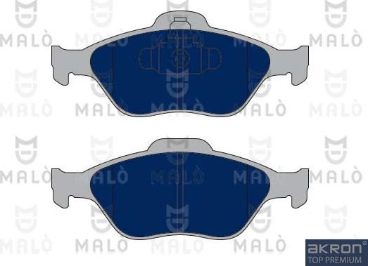 AKRON-MALÒ 1050133 - Set placute frana,frana disc aaoparts.ro