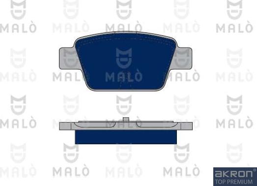 AKRON-MALÒ 1050129 - Set placute frana,frana disc aaoparts.ro